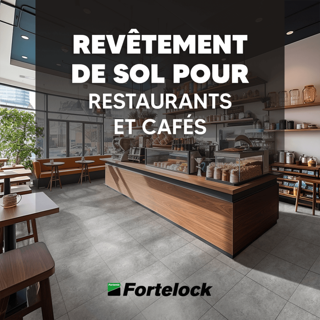 Revêtement de sol pour restaurants et cafés